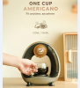 Portable coffee machine Mini extraction coffee 2in1 semi-automatic coffee 1400W drip coffee, optional powder tray or K cup tray