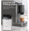 PSH16 Automatic Espresso Machine with TFT Touchscreen (4.3-inch display + digital gauge), 1500W 15-grind coffee, 20Bar dual boiler