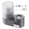 Faucet Mount Water Filter, Vertical Water Purifier for Sink Tap, Carbon Fiber Filter, Removes Chlorine Lead with 3 Filters