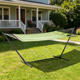 Adjustable Universal Hammock Stand 10-13ft Black Steel Space-Saving Portable for Indoor And Outdoor Use