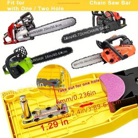 Hainsaw Teeth Sharpener, Portable Chain Saw Sharpener Tool, Chainsaw Sharpener Universal Chain Saw Blade Sharpener
