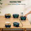 Electric Lunch Box Food Heater, 90W Portable Warmer for Car Truck Work with 304 Stainless Steel Container