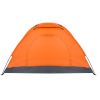 1-Person Waterproof Camping Dome Tent Outdoor Hiking Orange