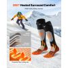 Heated Socks, 5000mAh Battery Powered, Rechargeable Heating Socks with 4 Heating Levels, Electric Heated Sock with APP Control for Men Women