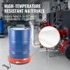 Metal Drum Heater, 1200 Watt 5 inch Width, Pail Heating Band for 55 Gallon Barrel, 86-302Fahrenheit Adjustable Thermostat