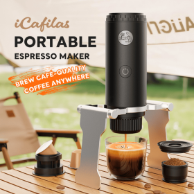 PSME2604  Portable Car Coffee Maker with 88-92°C Automatic Pressure Extraction Italian espresso (PSME2604: PSME2604)
