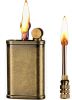 Matchstick Lighter with 2 in 1, Permanent Match Antique Kerosene Lighter
