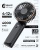 Portable Handheld Fan, Portable Fan Rechargeable, 4000mAh, 180° Adjustable, 6 Speed Wind, Display Electricity in Real Time