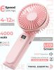 Portable Handheld Fan, Portable Fan Rechargeable, 4000mAh, 180° Adjustable, 6 Speed Wind, Display Electricity in Real Time