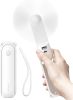 Handheld Fan with 4500 mAh Powerbank Max 37 Hours Runtime, Pocket Portable Battery Operated or USB Powered Folding Personal Fan, 3 Speeds