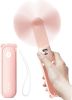 Handheld Fan with 4500 mAh Powerbank Max 37 Hours Runtime, Pocket Portable Battery Operated or USB Powered Folding Personal Fan, 3 Speeds
