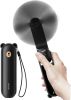 Handheld Fan with 4500 mAh Powerbank Max 37 Hours Runtime, Pocket Portable Battery Operated or USB Powered Folding Personal Fan, 3 Speeds