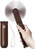 Handheld Fan with 4500 mAh Powerbank Max 37 Hours Runtime, Pocket Portable Battery Operated or USB Powered Folding Personal Fan, 3 Speeds