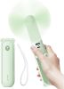 Handheld Fan with 4500 mAh Powerbank Max 37 Hours Runtime, Pocket Portable Battery Operated or USB Powered Folding Personal Fan, 3 Speeds