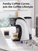 4-in-1 Capsule Coffee Maker with 1400W Power, 20Bar Pressure, 100L Water Tank (50ml-120ml), Cold/Hot Coffee Extraction, Smart Touch Control