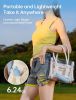 Handheld Fan with 4500 mAh Powerbank Max 37 Hours Runtime, Pocket Portable Battery Operated or USB Powered Folding Personal Fan, 3 Speeds