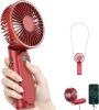 Portable Handheld Fan, Portable Fan Rechargeable, 4000mAh, 180° Adjustable, 6 Speed Wind, Display Electricity in Real Time