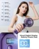 Portable Handheld Fan, Portable Fan Rechargeable, 4000mAh, 180° Adjustable, 6 Speed Wind, Display Electricity in Real Time