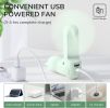 Handheld Fan with 4500 mAh Powerbank Max 37 Hours Runtime, Pocket Portable Battery Operated or USB Powered Folding Personal Fan, 3 Speeds