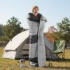 Rectangular Heated Sleeping Bag, Lightweight Sleeping Bag with Multi USB Powered Heating Pads